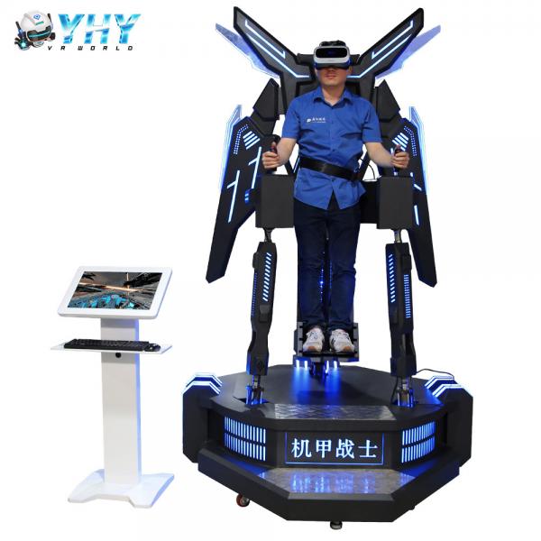 Quality Indoor Playground 9D VR Flight Simulators Machine 1.5KW 10 Games for sale
