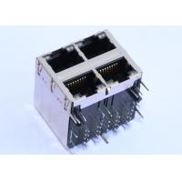 China 0879-2G2R-Y4 1000 BT Stacked RJ45 Jack Shielded Wireless Network LPJG27037AFNL factory
