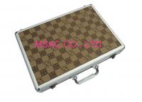 China Durable Padded Aluminum Case Big Space , Red Lining Aluminum Tool Case factory