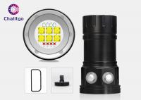 China Waterproof High Brightness LED Flashlight 300W Max 18000LM White Four 18650 Battery factory