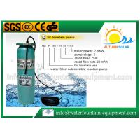 China Durable Garden Water Fountain Pumps , Simple Cast Iron Submersible Fountain Pump factory