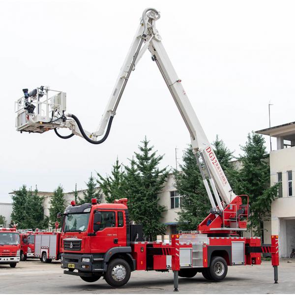 Quality Sinotruk SITRAK 32m Rescue Aerial Platform Fire Fighting Truck for sale