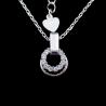 China Ring 925 Sterling Silver Name Necklaces / Female 925 Silver Cuban Link Chain factory