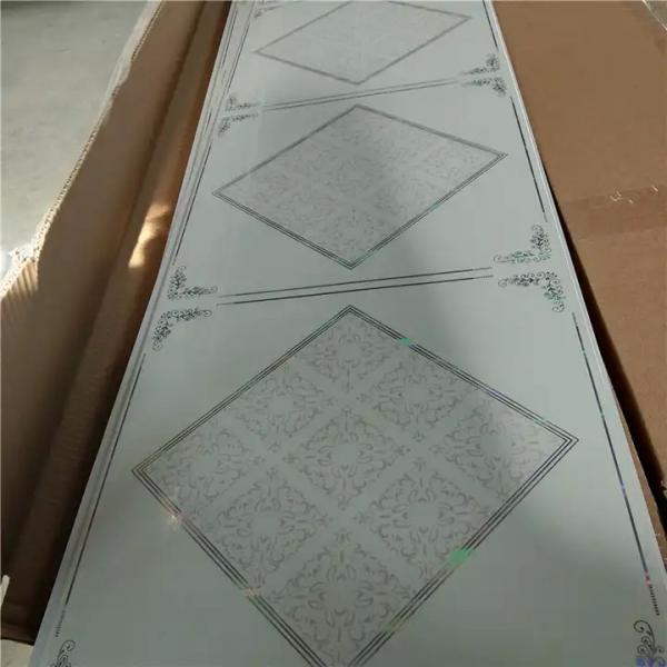 Quality Heat Insulation PVC Wall Ceiling Panel High Glossy 250mm Width for sale