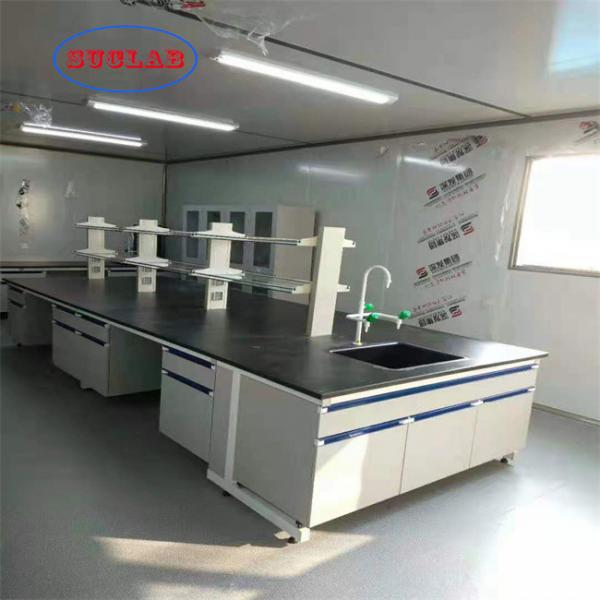 Quality Steel Wood Chemistry Lab Workbench Practical Multipurpose For Hospital for sale