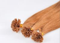 China 1 Gram Pre Bonded Hair Extensions , Straight Pre Bonded Keratin Hair Extensions factory