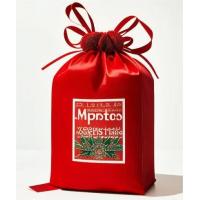 Quality Christmas Series Drawstring Plastic Bags Bulk Rectangular Shape Custom Capacity for sale
