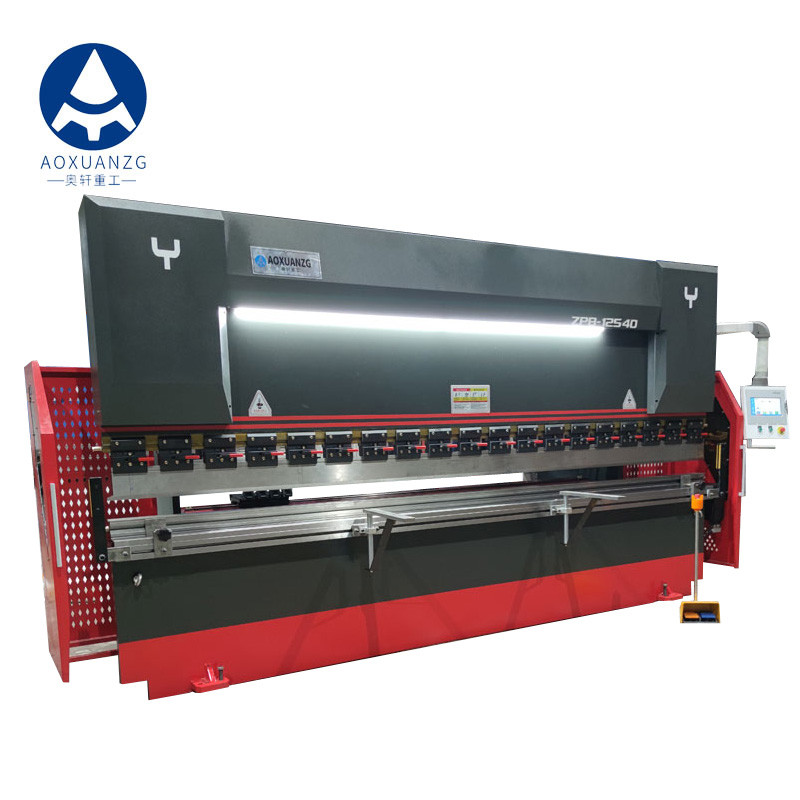 China 125T 4000MM CNC Power Hydraulic Press Brakes Machine With Color Touch Screen TP10S factory