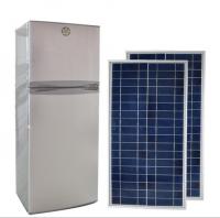 China High Quality Solar Refrigerator 138L 24hrs Double-Door Fridge Fresh-Keeping and Freezing factory