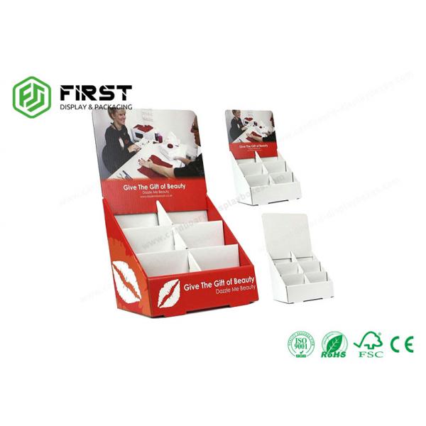 Quality Customized CMYK 4C Offset Printing Foldable Cardboard Counter Display Boxes for sale