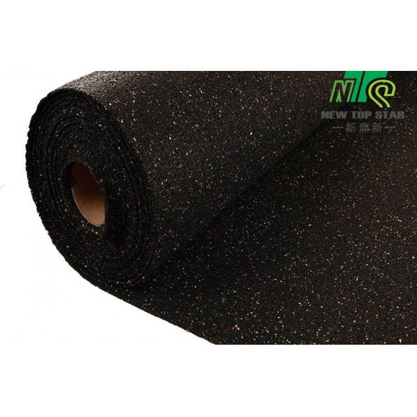 Quality 3mm Natural Rubber Flooring Underlayment For Laminate Flooring Gold Film for sale