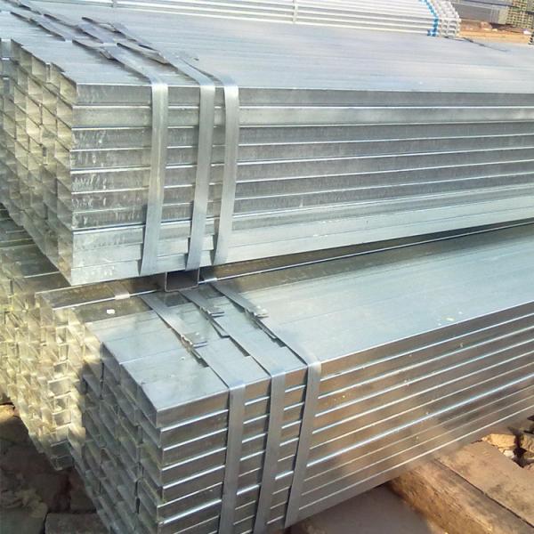 Quality Pre Galvanized Welded Rectangular Steel Hollow Pipe Section Prefab House Steel for sale