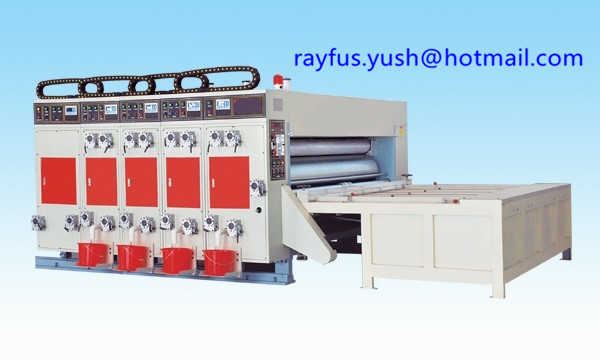 China High Speed Flexo Printing Machine Semi Auto Chain Feeding Color Customized for sale