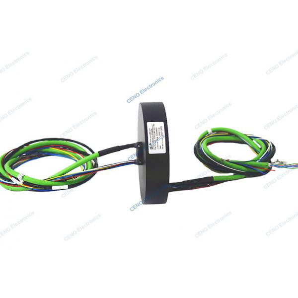 Quality Extremely Thin Pancake Slip Ring With 1000M Ethernet Signal For Height Limit for sale