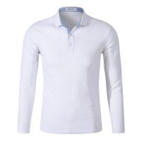 China Custom Printing Business Polo Cheap Neck Work Shirts Company Logo  Long Sleeve Polo Shirt for sale