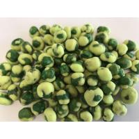 China Wasabi Flavor Flour Coated Roasted Green Peas Full Nutrition Crispy Health Foods for sale