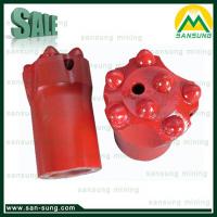 China 30mm-42mm rock drilling taper button bit for sale