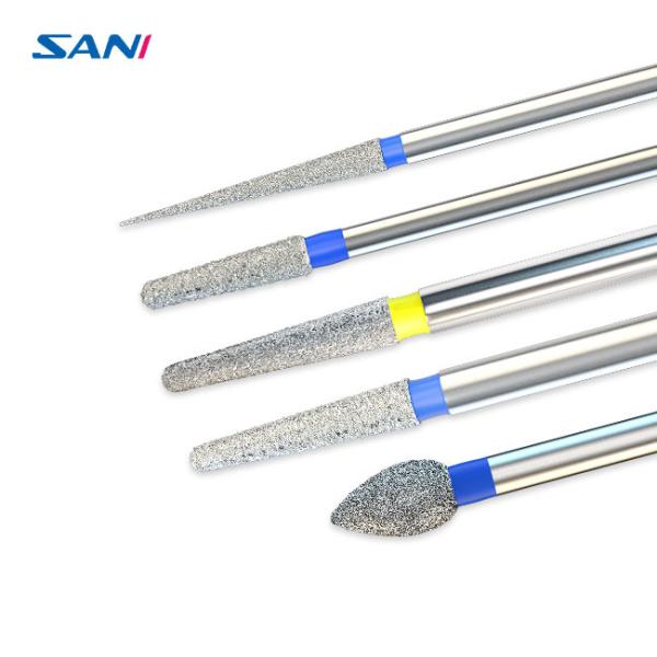 Quality High Hardness 11mm Handpiece Dental Diamond Burs CE Approved for sale