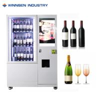 China Sparkling Wine champagne beer alcohol spirit bottle olive oil combo Vending Machine with remote control factory
