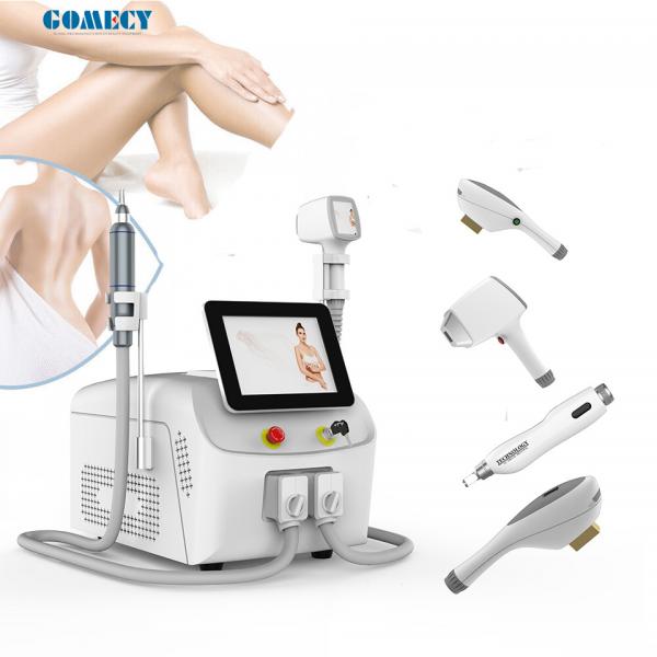 Quality 2in1 Portable 808 Diode Laser Hair Removal Machine / Picosecond Laser Device for sale