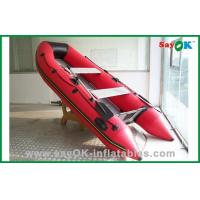 China Red PVC Inflatable Boat PVC Tarpaulin Inflatable Fishing Boat factory