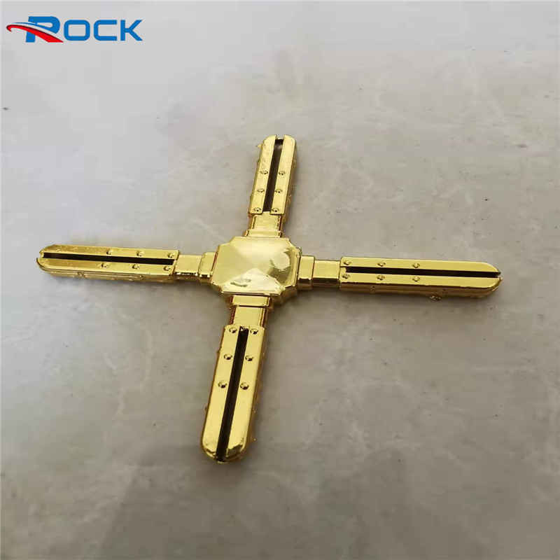 China White Gold 5*8 Double Glazing Georgian Bars Flower Cross Accessories Decorative factory