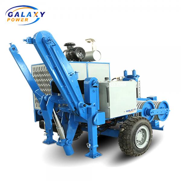 Quality 220kN Transmission Line Equipment Hydraulic Puller Diesel 77kw 103hp for sale