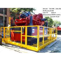China Professional Mud Desander Separator with Vibrating Motor OLI and Cyclone Size 14 Inch factory