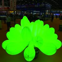 China Wedding Decoration Inflatable LED Light Colorful Large Inflatable Flowers factory