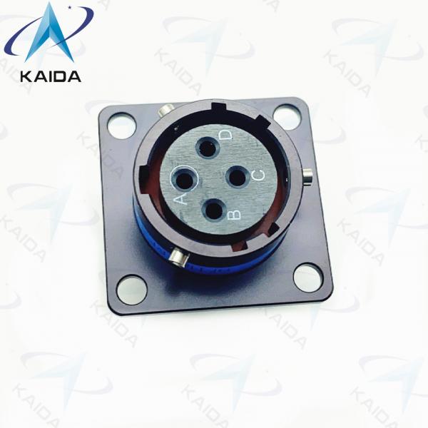 Quality 4 Female Pins MIL-DTL-38999 Series 2 Balck Anodized Plating 38999 Power for sale