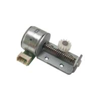 China VSM15128 Worm Shaft 5V DC 15mm Stepper Motor with Worm Gear and Pinion Gear for sale
