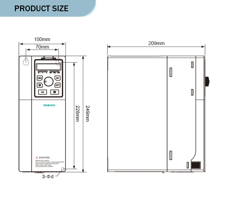 7500W Vector Control Inverter 3 Phase Variable Frequency Drive from ...