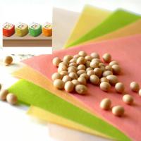 China 21*19cm  Mamenori Sheets With Rainbow Soybean Paper For Making Sushi factory