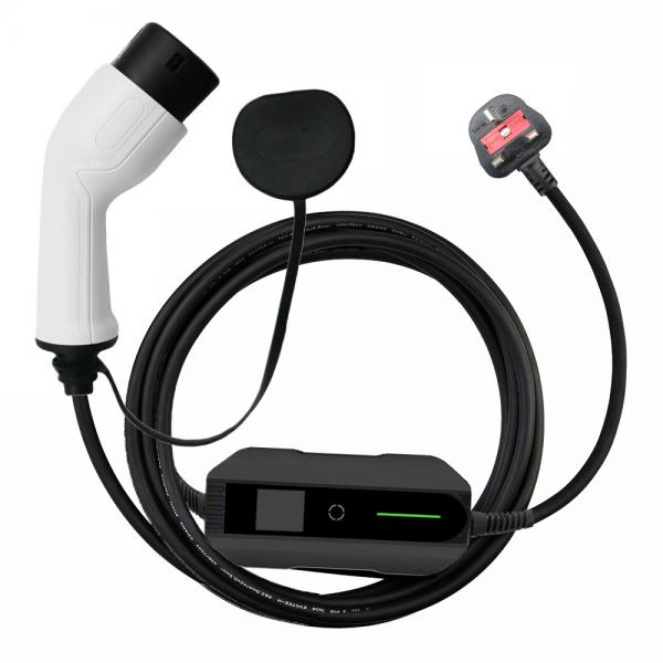 Quality 13A E Car Charger Portable Type 2 EV Charger With UK Plug for sale