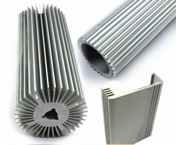 China Electric Aluminum Heatsink Extrusion Profiles With Natural Oxidation Treatment factory