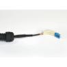 China Outdoor NSN Jumper with bent boot G657A1Optical Fiber Patch Cord Duplex fiber LC Connector factory