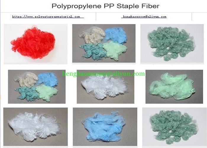 China 9D 76mm PP Polypropylene Staple Fiber Fast Drying factory