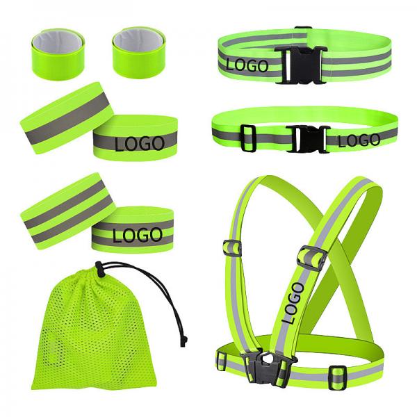 Quality Reflective Band Hi Vis Belt Vest For Night Time Running Cycling Working for sale