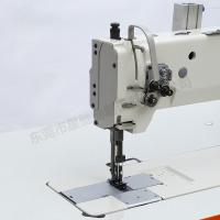 China Unison feed double needle sewing machine for car seat sofa factory