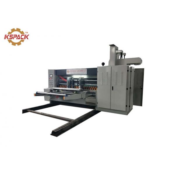 Quality Automatic Corrugated Cardboard Box Printing Die Cutting Machine White Color KSJ for sale
