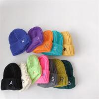 China 100pcs/Carton Winter Knit Beanie Hats with Embroidery/Blank Pattern factory