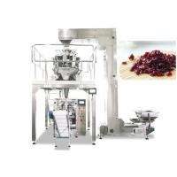 china Dried Cranberries Multihead Weigher Packing Machine 304 Stainless Steel Material