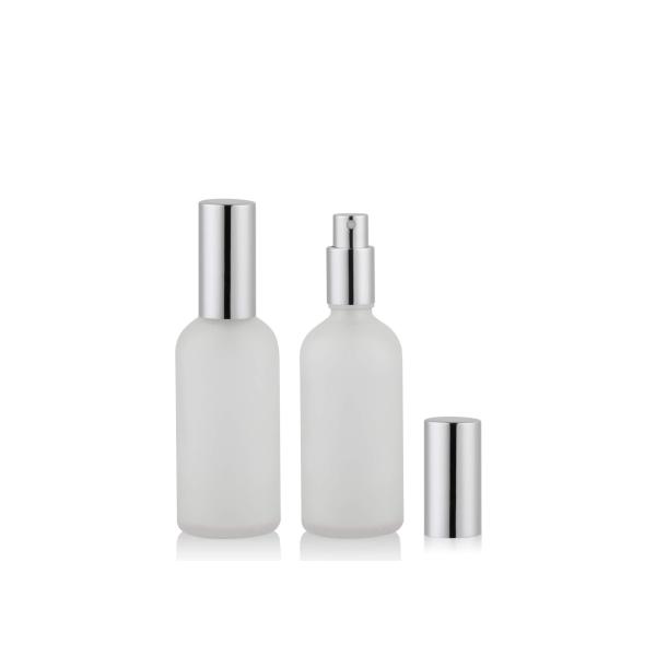 Quality Frosted Clear Cosmetic Spray Bottles Durable Refillable Perfume Bottle for sale