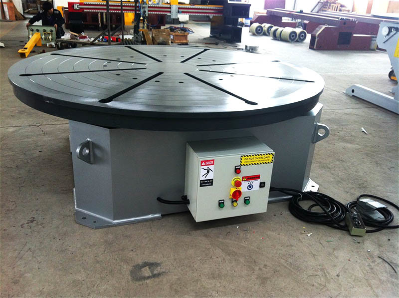 China 4000 mm Table Diameter Welding Rotary Positioner , 3 T Motorized Rotating Table factory