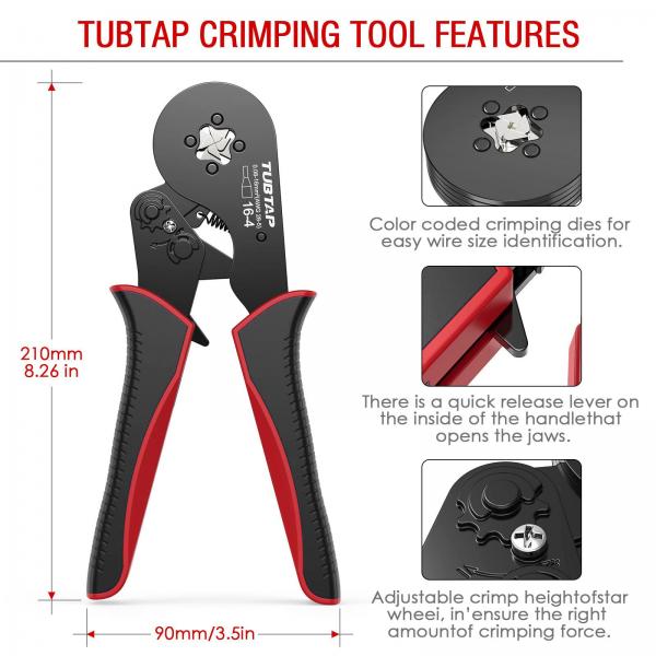 Quality Industrial Wire Ferrule Crimping Tool , Multipurpose Ferrule Crimping Pliers for sale