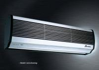 China White Low Wind Resistance Electric Warm Air Curtain Heater 180cm / 150cm factory
