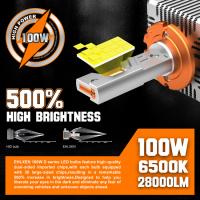 Quality 8000LM Aluminum Alloy LED Bulbs Energy-Saving And Long-Lasting Lighting Car Head for sale
