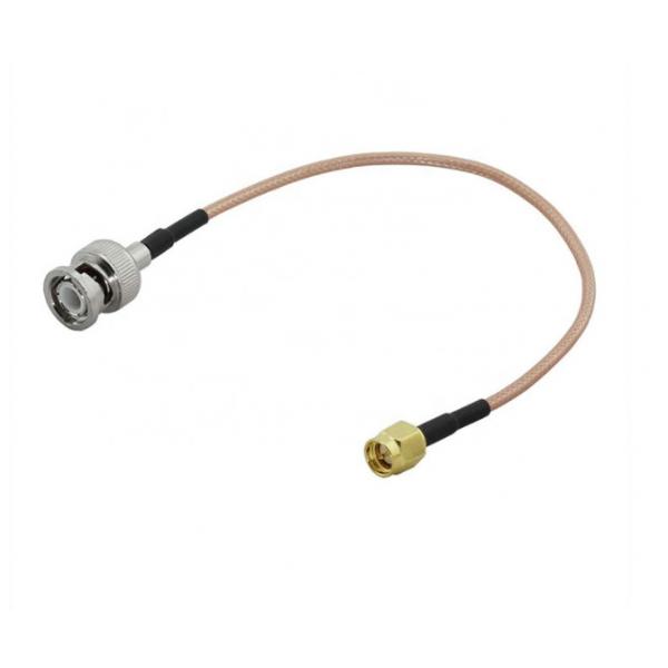 Quality SMA Male To BNC Male Radio Low Impedance cable Rf Connector for sale