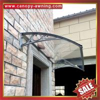 China excellent house diy door window pc polycarbonate canopy awning shelter canopies with cast aluminium alu arm bracket for sale