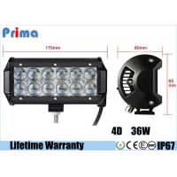 China Double Row 7 Inch 36W Led Light Bar For Cars , IP67 6000K Jeep 4D LED Light Bar factory